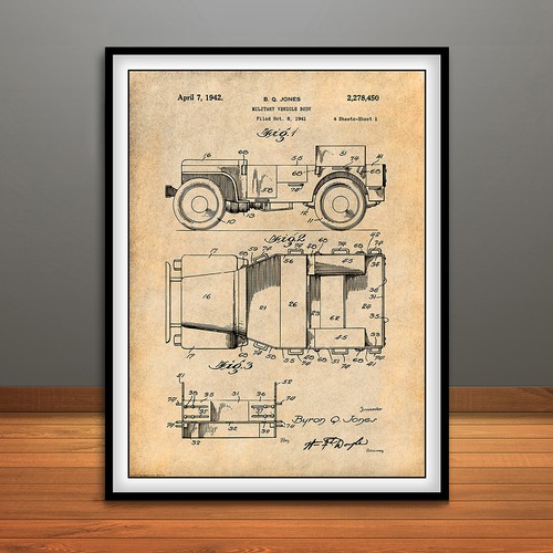 1941 jeep military vehicle - jeep,