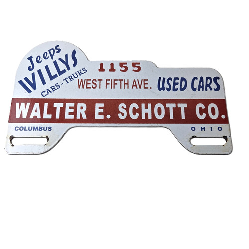 Vintage willys jeeps sign - vintage,