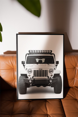 White jeep wrangler with - white,