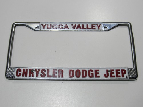 Vtg yucca valley chrysler - yucca,