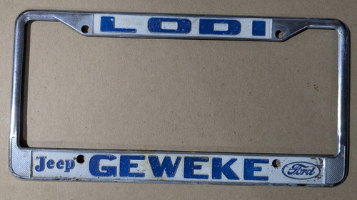 Vtg metal lodi jeep - lodi, geweke