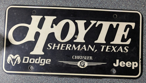 Vtg plastic hoyte sherman - plastic,