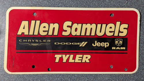 Vtg plastic allen - plastic, samuels