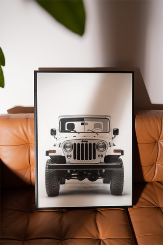 Vintage jeep wrangler poster - jeep,
