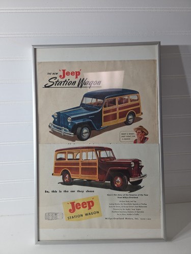 Jeep blue woody station - blue,
