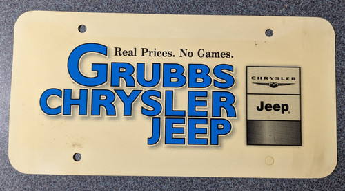 Vtg grubbs chrysler jeep - chrysler,