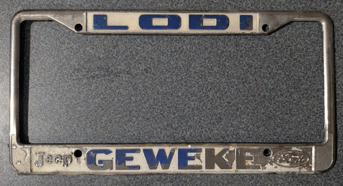 Vtg metal lodi jeep geweke - metal,