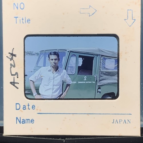 Vintage 35mm color slide - slide, man