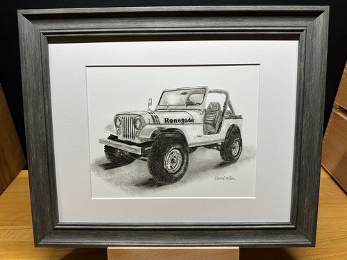 Drawing jeep renegade - drawing,